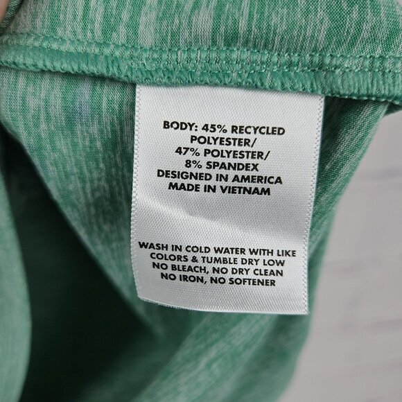 Rhoback Green Mens L Short Sleeve Shirt Tee Soft Stretch Comfort Quality Sports - Picture 5 of 11